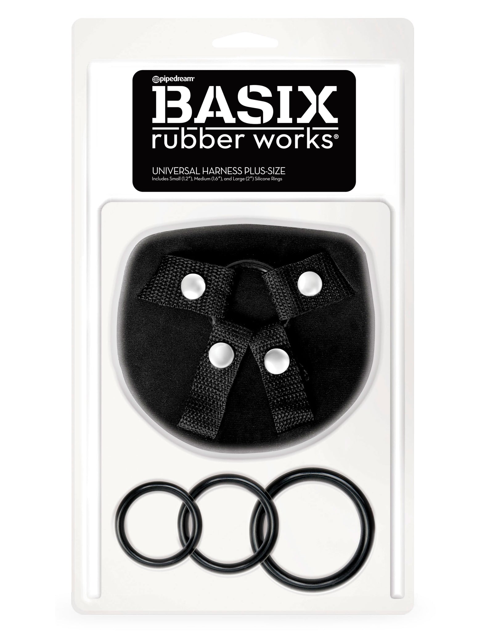 "Basix Rubber Works Universal Harness - Plus Size PD4320-02"