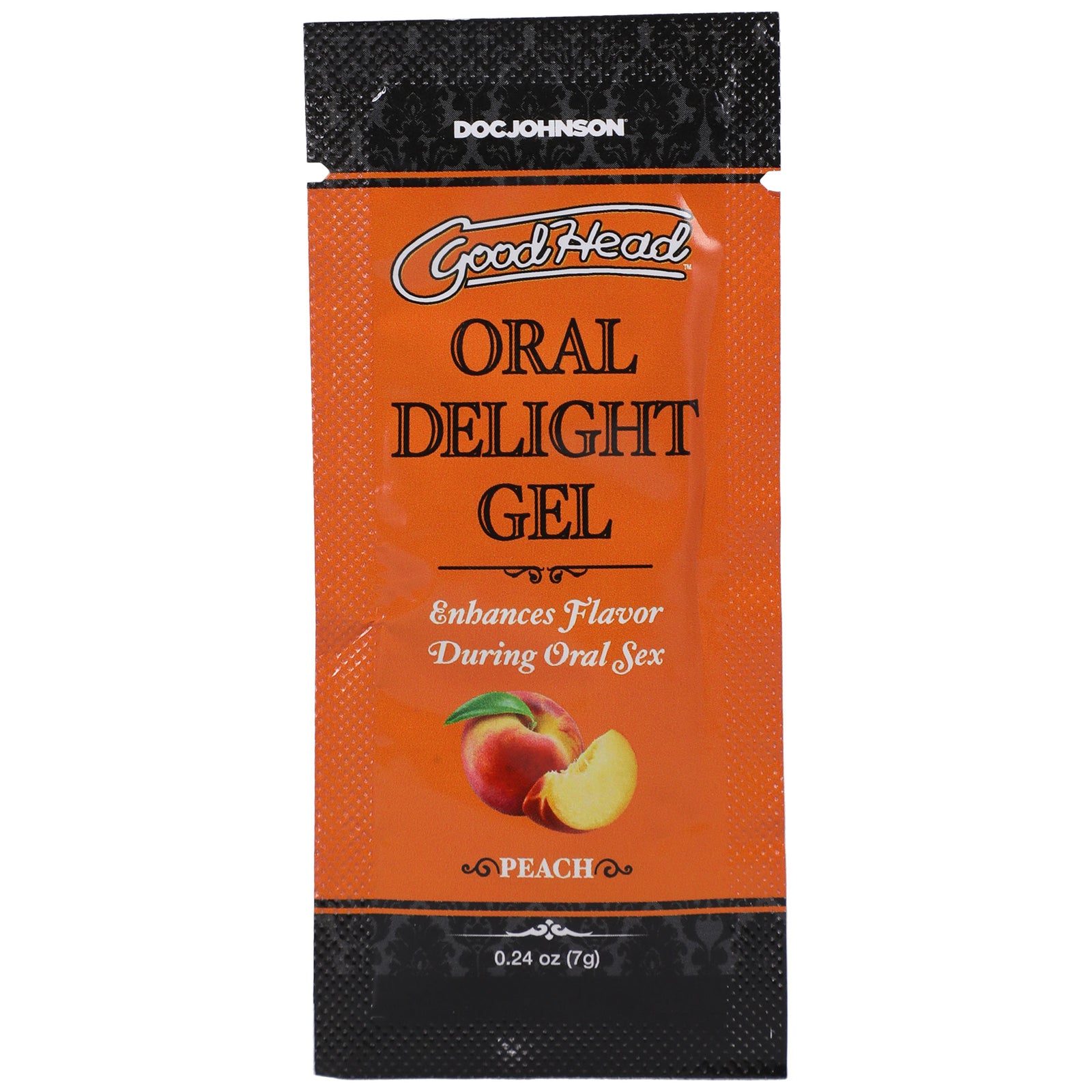 "Goodhead - Oral Delight Gel Peach 0.24 Oz Bulk DJ1387-38-BU"