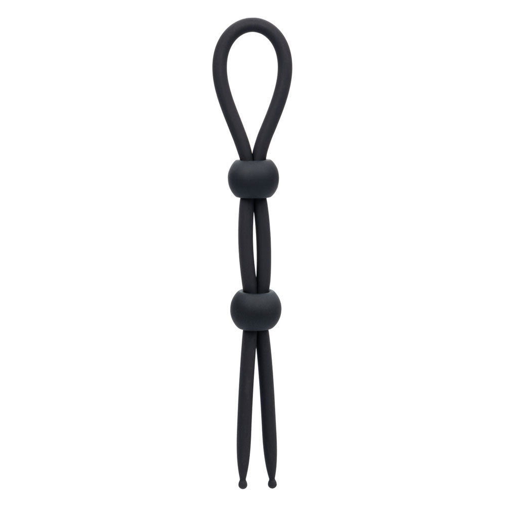 "Alpha Liquid Silicone Dual Lasso - Black SE1492292"