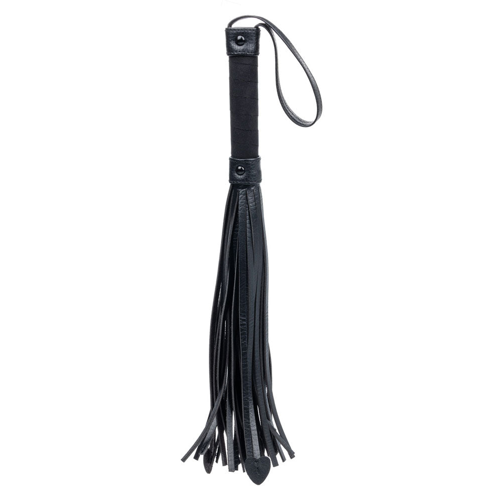 "Nocturnal Collection Heart Throb Flogger - Black SE2678421"